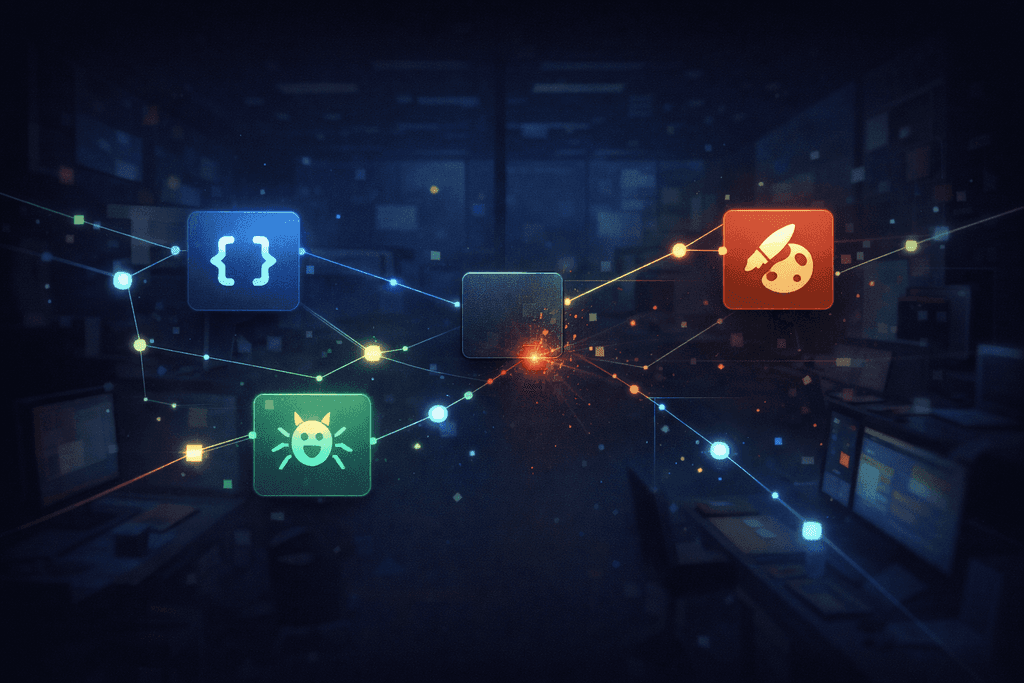 Hidden dependencies between teams: one broken node stops the entire task flow.