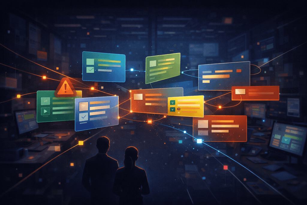 A visual task board showing priorities and blockers.