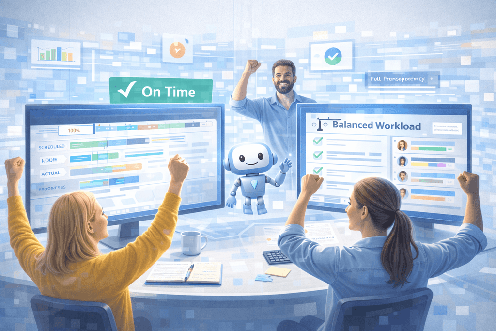 AI improves team productivity and deadline stability