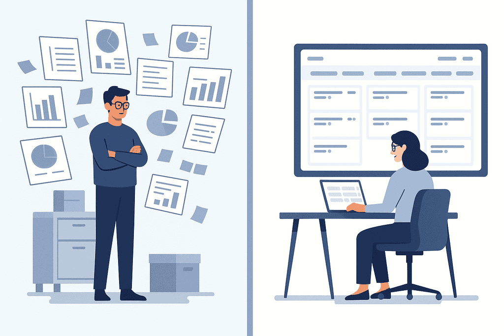 Businessman facing project risks and deadlines, symbolizing poor risk management