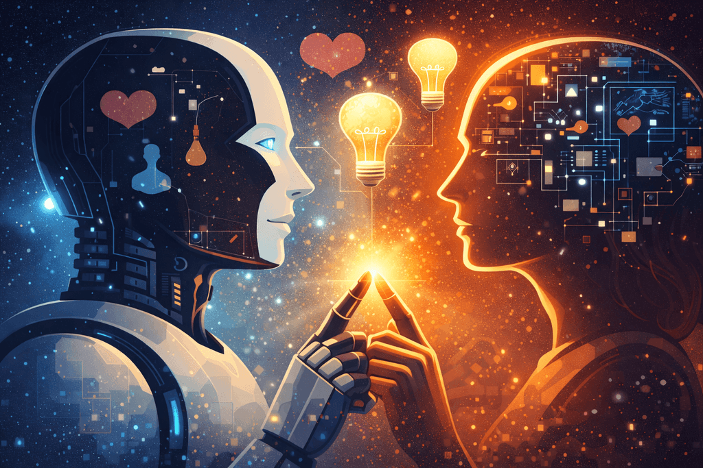 Людські емоції, креативність і емпатія як те, що не може замінити штучний інтелект.