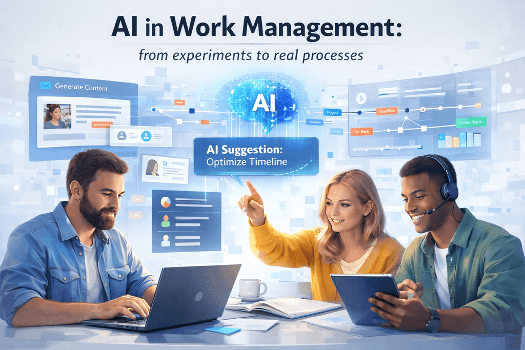 How Artificial Intelligence Has Changed Team Work Over the Past Year: From Experiments to Real Processes