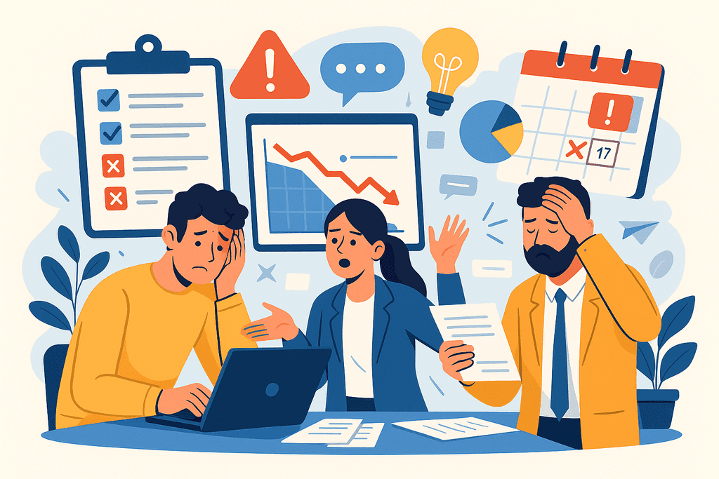 5 Biggest Project Management Mistakes That Cost Businesses Money | QPM
