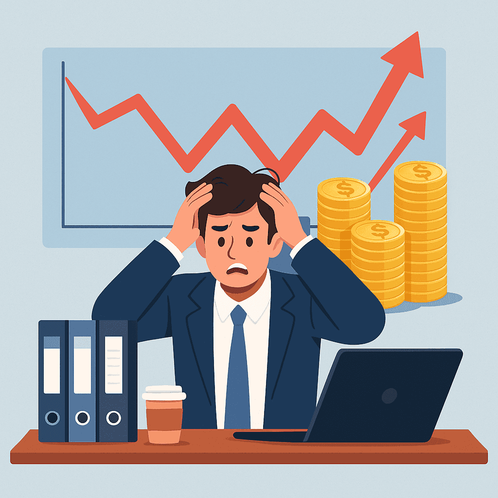 Project team ignoring post-project review, symbolizing lack of evaluation