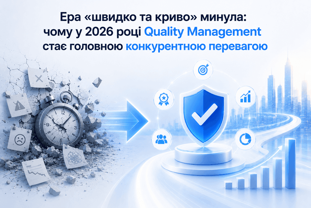 Ера «швидко та криво» минула: чому у 2026 році Quality Management стає головною конкурентною перевагою