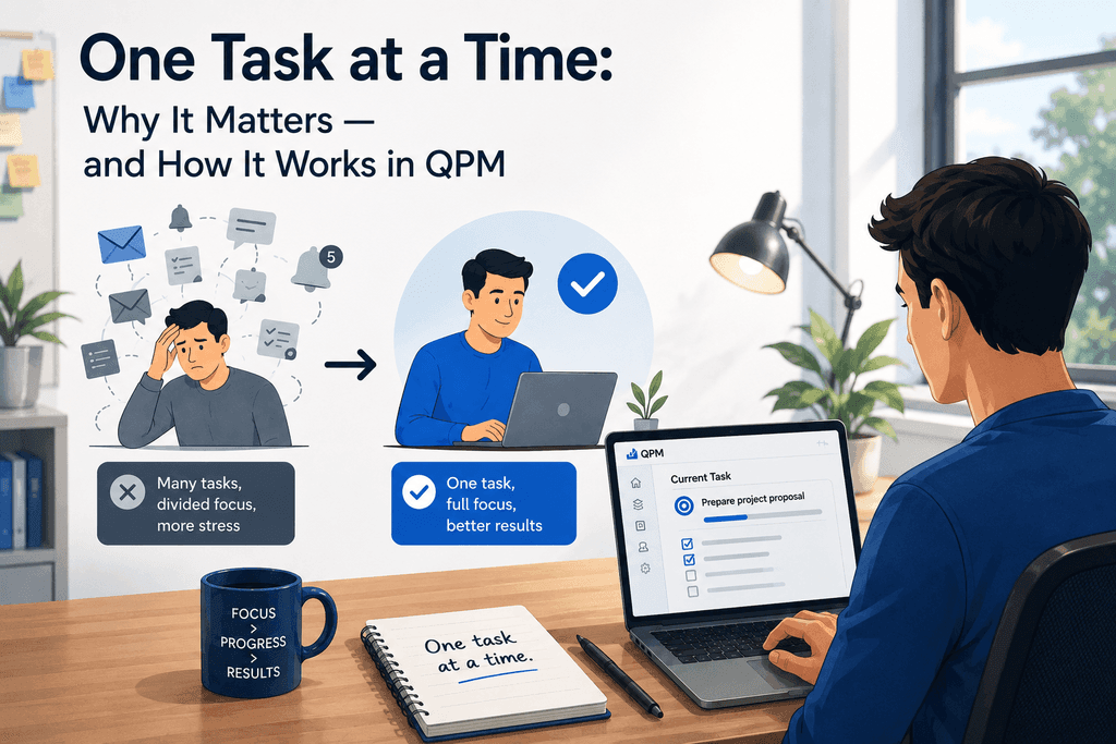 One Task at a Time: Why It Matters — and How It Works in QPM